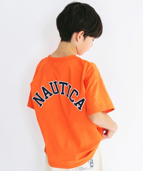 NAUTICA(ノーティカ)の「【NAUTICA/ノーティカ】BACKアップリケロゴ半袖Tシャツ(Tシャツ/カットソー・キッズ・オレンジ/ブルー・S/XL/XS/M/L)」の17枚目の写真