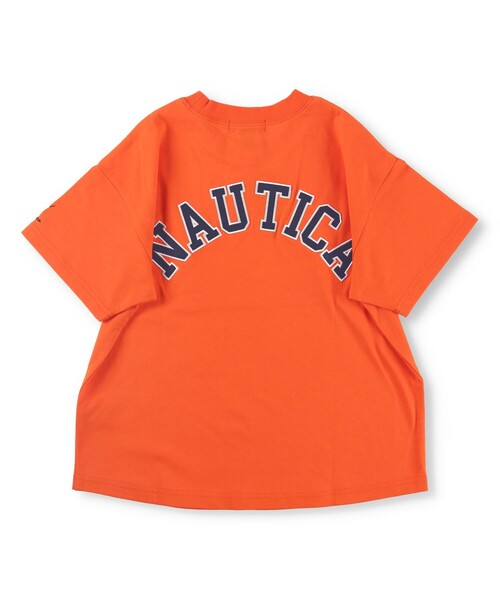 NAUTICA(ノーティカ)の「【NAUTICA/ノーティカ】BACKアップリケロゴ半袖Tシャツ(Tシャツ/カットソー・キッズ・オレンジ/ブルー・S/XL/XS/M/L)」の21枚目の写真