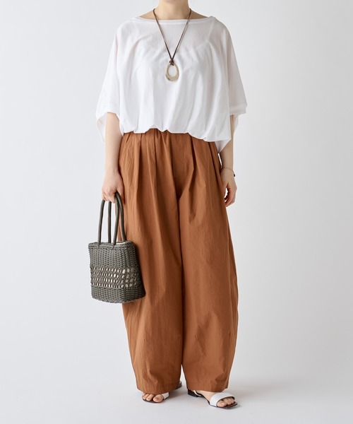 BEARDSLEY（ビアズリー）の「バルーン コクーン パンツ（その他パンツ・レディース・ブラウン/ブルー・FREE）」の12枚目の写真