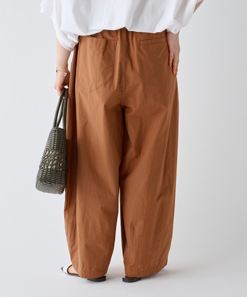 BEARDSLEY（ビアズリー）の「バルーン コクーン パンツ（その他パンツ・レディース・ブラウン/ブルー・FREE）」の7枚目の写真