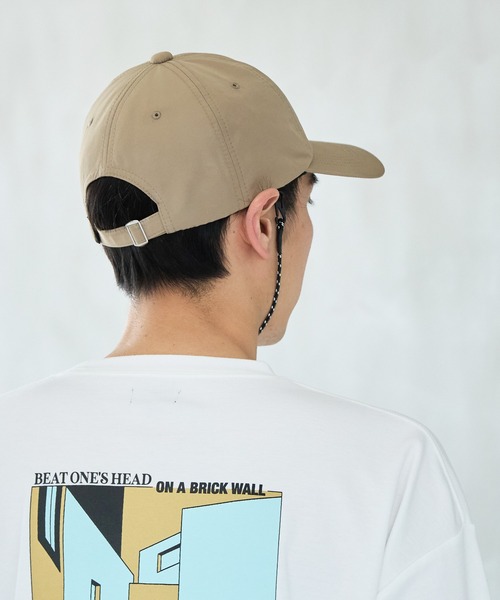 LAKOLE（ラコレ）の「【撥水】コード付きキャップ / 181735（キャップ・メンズ・ベージュ/ブラック/グリーン/イエロー・9）」の8枚目の写真