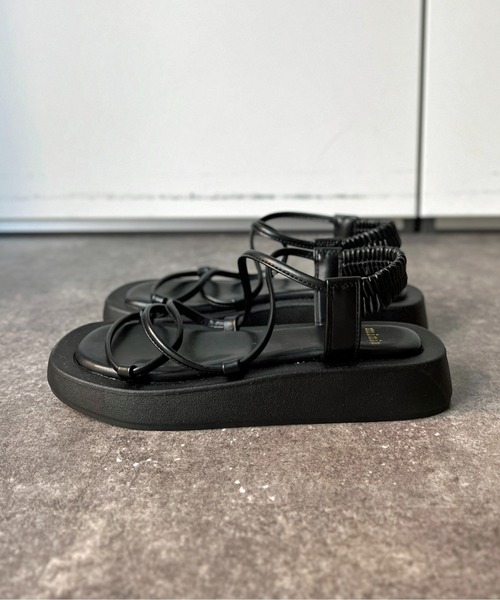 CPCM（シーピーシーエム）の「ロープベルトサンダル（サンダル・レディース・ピンク/アイボリー/ブラック・LARGE/MEDIUM/SMALL）」の11枚目の写真