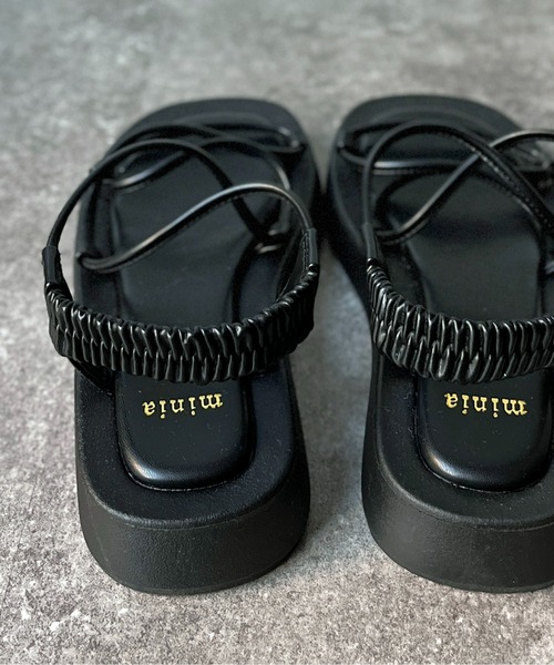 CPCM（シーピーシーエム）の「ロープベルトサンダル（サンダル・レディース・ピンク/アイボリー/ブラック・LARGE/MEDIUM/SMALL）」の12枚目の写真