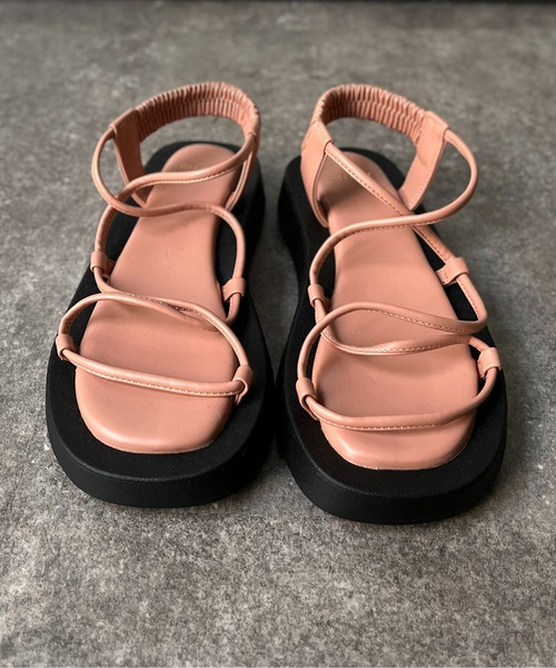 CPCM（シーピーシーエム）の「ロープベルトサンダル（サンダル・レディース・ピンク/アイボリー/ブラック・LARGE/MEDIUM/SMALL）」の13枚目の写真