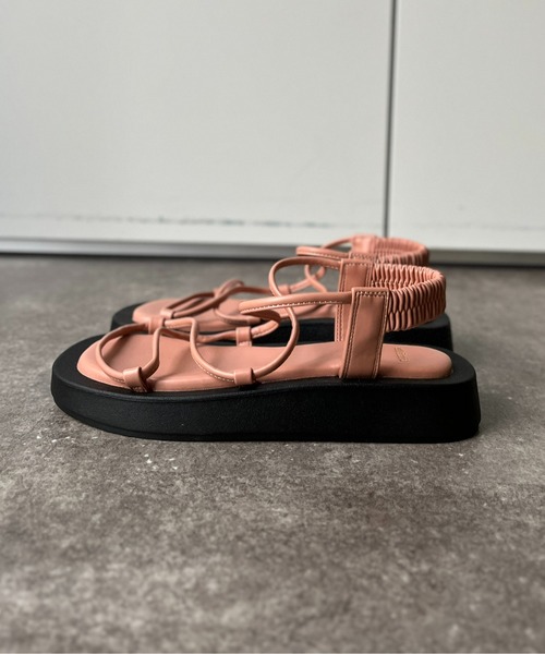 CPCM（シーピーシーエム）の「ロープベルトサンダル（サンダル・レディース・ピンク/アイボリー/ブラック・LARGE/MEDIUM/SMALL）」の14枚目の写真