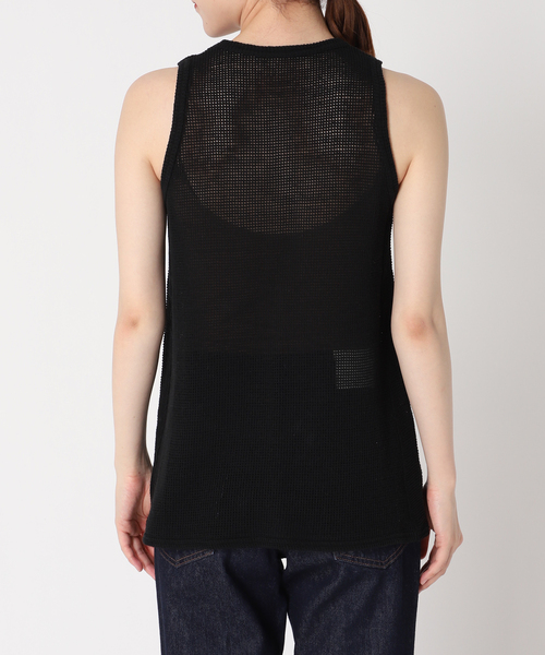 journal standard L'essage（ジャーナルスタンダードレサージュ）の「バスケットメッシュタンク（タンクトップ・レディース・ブラック/アイボリー・FREE）」の17枚目の写真