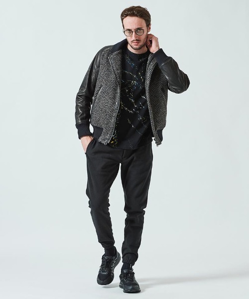 ACANTHUS(アカンサス)の「mj9260- Studium Jacket スタジアムジャケット(スタジャン・メンズ・ブルー系その他/ブラック系その他/ブラック×ホワイト/ブラック・M/XL/L/S)」の11枚目の写真