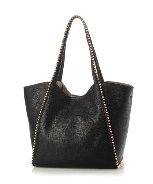 cache cache(カシュ カシュ)の「カシュカシュ cachecache / ボールチェーン2wayトートバッグ(トートバッグ・レディース・ダークグレー/パイソン/ベージュ系その他/ブラック/ライトグレー・FREE)」の2枚目の写真