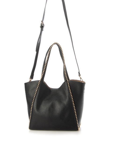 cache cache(カシュ カシュ)の「カシュカシュ cachecache / ボールチェーン2wayトートバッグ(トートバッグ・レディース・ダークグレー/パイソン/ベージュ系その他/ブラック/ライトグレー・FREE)」の11枚目の写真