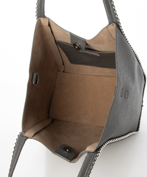 cache cache(カシュ カシュ)の「カシュカシュ cachecache / ボールチェーン2wayトートバッグ(トートバッグ・レディース・ダークグレー/パイソン/ベージュ系その他/ブラック/ライトグレー・FREE)」の15枚目の写真