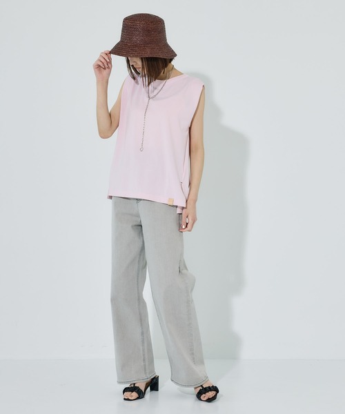 PUBLIC TOKYO（パブリックトウキョウ）の「ラフィアサマーバケットハット（ハット・レディース・ブラウン/グリーン・FREE）」の3枚目の写真