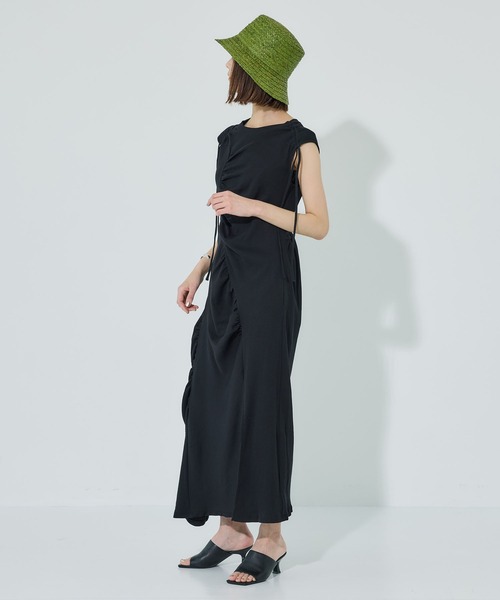 PUBLIC TOKYO（パブリックトウキョウ）の「ラフィアサマーバケットハット（ハット・レディース・ブラウン/グリーン・FREE）」の7枚目の写真