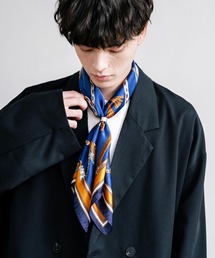 Rocky Monroe（ロッキーモンロー）の「新色追加 スカーフリング付き 大判サイズ総柄スカーフ（バンダナ/スカーフ）」