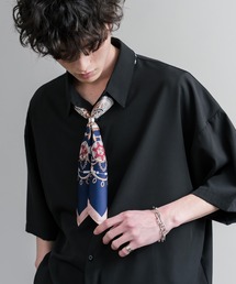 Rocky Monroe（ロッキーモンロー）の「新色追加 スカーフリング付き 大判サイズ総柄スカーフ（バンダナ/スカーフ）」