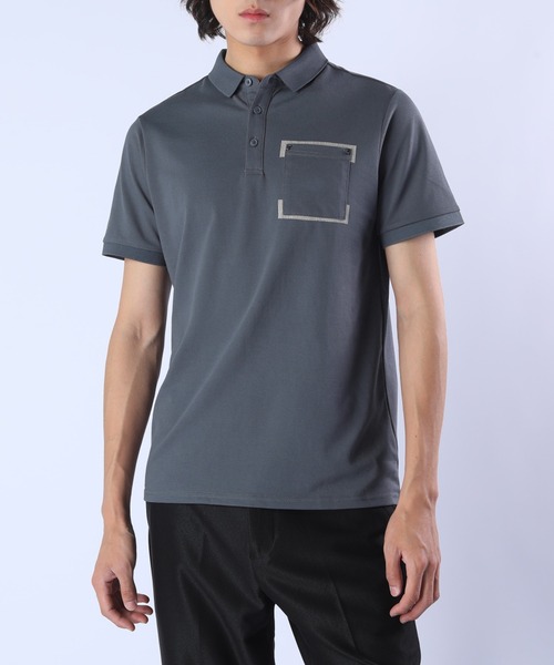 Cloudstyle（クラウドスタイル）の「【Cloudstyle】レギュラーカラー ポロシャツ（ポロシャツ・メンズ・ホワイト/ブラック/キャメル/ネイビー・XX-LARGE/LARGE/MEDIUM/X-LARGE）」の3枚目の写真