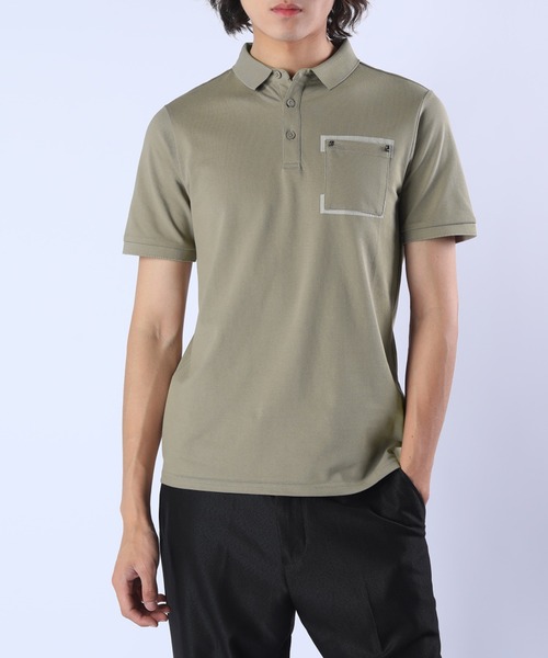 Cloudstyle（クラウドスタイル）の「【Cloudstyle】レギュラーカラー ポロシャツ（ポロシャツ・メンズ・ホワイト/ブラック/キャメル/ネイビー・XX-LARGE/LARGE/MEDIUM/X-LARGE）」の4枚目の写真