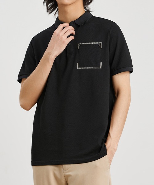 Cloudstyle（クラウドスタイル）の「【Cloudstyle】レギュラーカラー ポロシャツ（ポロシャツ・メンズ・ホワイト/ブラック/キャメル/ネイビー・XX-LARGE/LARGE/MEDIUM/X-LARGE）」の10枚目の写真