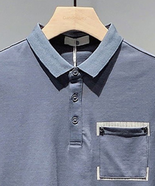 Cloudstyle（クラウドスタイル）の「【Cloudstyle】レギュラーカラー ポロシャツ（ポロシャツ・メンズ・ホワイト/ブラック/キャメル/ネイビー・XX-LARGE/LARGE/MEDIUM/X-LARGE）」の20枚目の写真