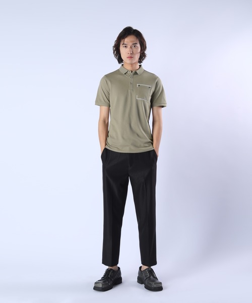 Cloudstyle（クラウドスタイル）の「【Cloudstyle】レギュラーカラー ポロシャツ（ポロシャツ・メンズ・ホワイト/ブラック/キャメル/ネイビー・XX-LARGE/LARGE/MEDIUM/X-LARGE）」の21枚目の写真