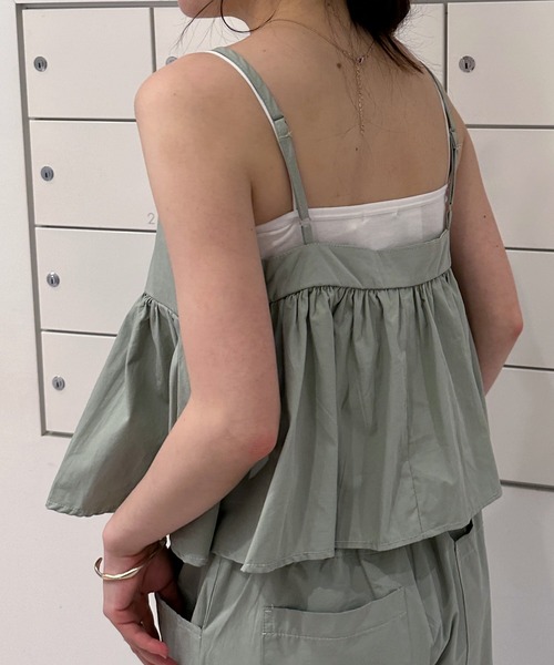 solleim（ソルレム）の「キャミビスチェセットアップ（ワンピース・レディース・ネイビー/ピンク/グリーン/アイボリー・M）」の22枚目の写真