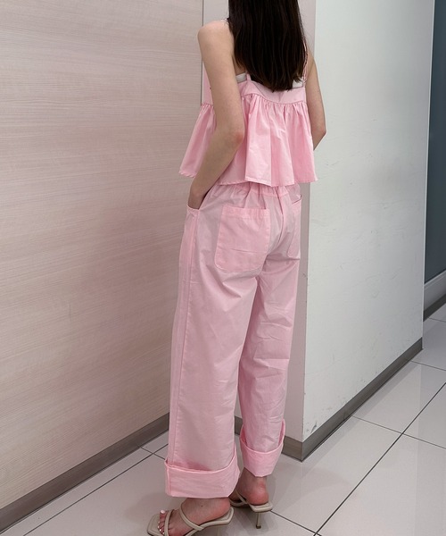 solleim（ソルレム）の「キャミビスチェセットアップ（ワンピース・レディース・ネイビー/ピンク/グリーン/アイボリー・M）」の7枚目の写真