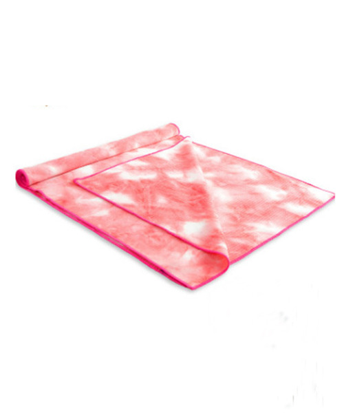 DAY CLOSET(デイ クローゼット)の「183×63cmタイダイ柄ヨガタオル+収納ケース(タオル・メンズ・ブルーグリーン/ブルー系その他2/ブルー系その他/パープル系その他/ピンク/ミント・ONE SIZE)」の1枚目の写真