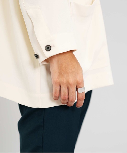 LION HEART（ライオンハート）の「【限定展開】“LH-1”スクエアリング/サージカルステンレス（金属アレルギー対応）【LION HEART / ライオンハート】（リング・メンズ・シルバー・17号/19号/21号）」の9枚目の写真