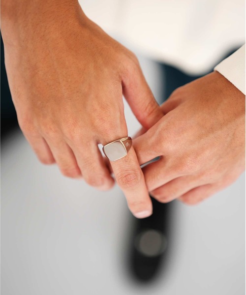 LION HEART（ライオンハート）の「【限定展開】“LH-1”スクエアリング/サージカルステンレス（金属アレルギー対応）【LION HEART / ライオンハート】（リング・メンズ・シルバー・17号/19号/21号）」の10枚目の写真