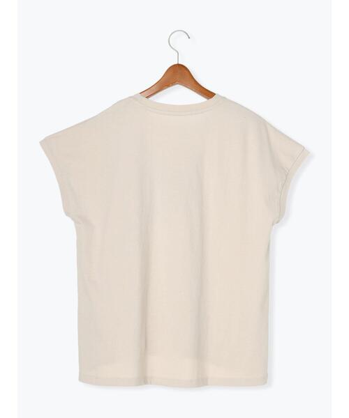 Lugnoncure（ルノンキュール）の「エンボスロゴTシャツ（Tシャツ/カットソー・レディース・グレー/オフホワイト/チャコールグレー・F）」の18枚目の写真