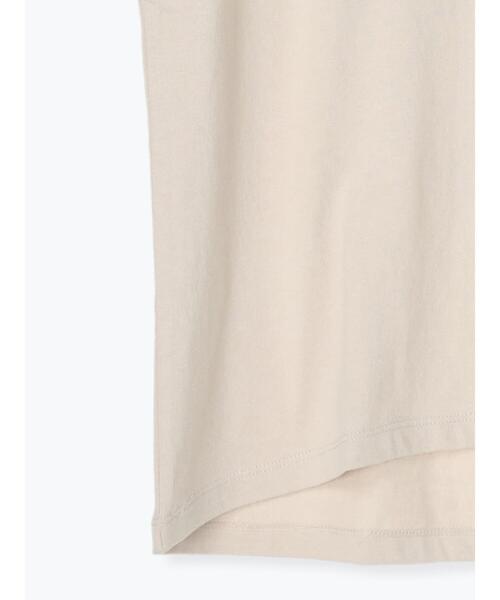 Lugnoncure（ルノンキュール）の「エンボスロゴTシャツ（Tシャツ/カットソー・レディース・グレー/オフホワイト/チャコールグレー・F）」の21枚目の写真