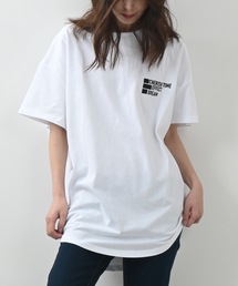 フロントバックロゴプリントTシャツ