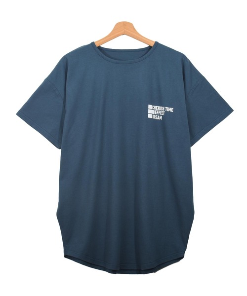Felt-Maglietta(フェルトマリエッタ)の「フロントバックロゴプリントTシャツ(Tシャツ/カットソー・レディース・ホワイト/チャコールグレー/ブラック/ターコイズブルー・FREE)」の7枚目の写真