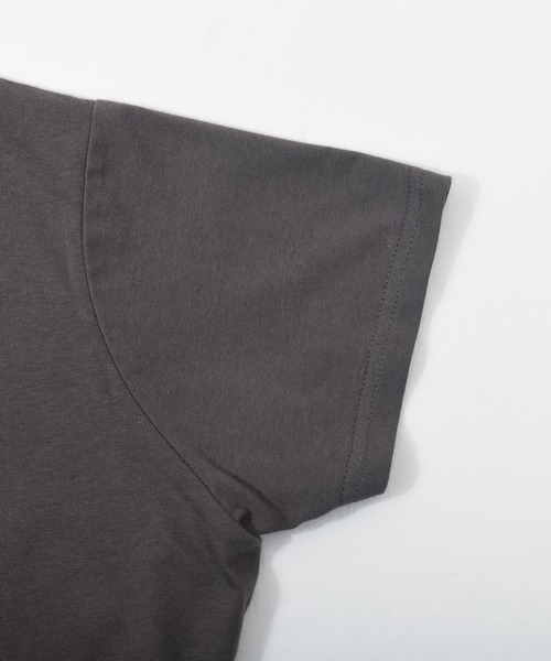 Felt-Maglietta(フェルトマリエッタ)の「フロントバックロゴプリントTシャツ(Tシャツ/カットソー・レディース・ホワイト/チャコールグレー/ブラック/ターコイズブルー・FREE)」の9枚目の写真