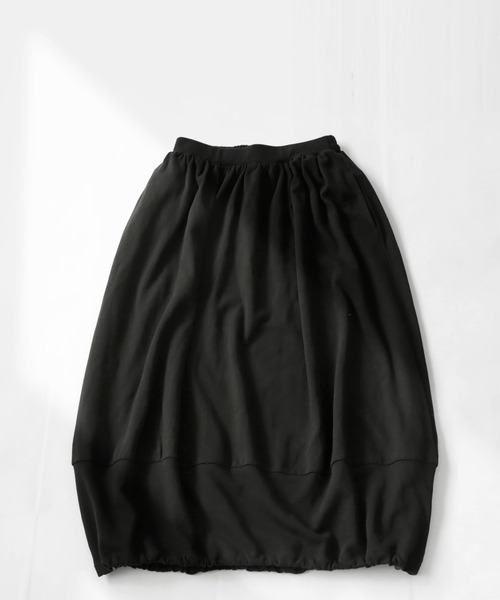 antiqua（アンティカ）の「綿100%裏毛バルーンスカート（スカート・レディース・杢グレー/ブラック・FREE）」の18枚目の写真