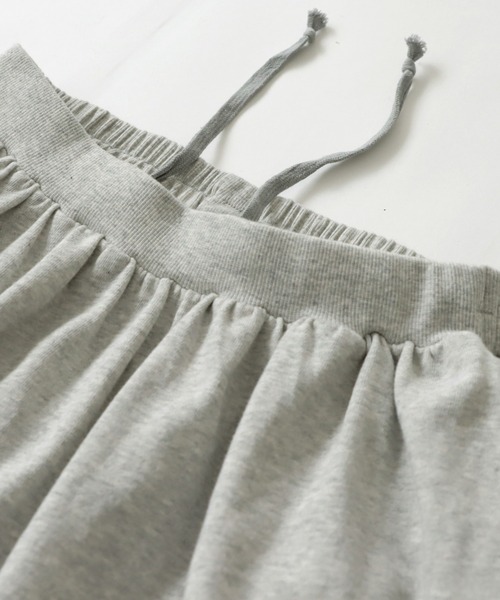 antiqua（アンティカ）の「綿100%裏毛バルーンスカート（スカート・レディース・杢グレー/ブラック・FREE）」の22枚目の写真