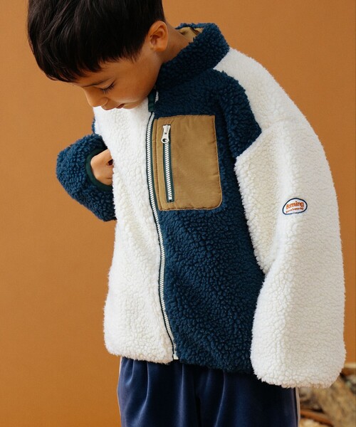 ビームス　リバーシブル　アウター　ボア　ブラック 楽天市場】b:ming by beams ／ リバーシブル ボア ブルゾンの通販