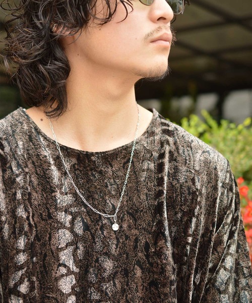 BROTHERHOOD（ブラザーフッド）の「【BROTHERHOOD】スモールディストーテッドサークル コンビチェーン ネックレス「サージカルステンレス 316L」（ネックレス・メンズ・シルバー・FREE）」の9枚目の写真