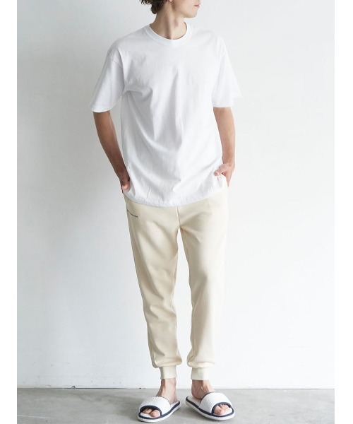 Priv. Spoons Club（プライベートスプーンズクラブ）の「NoSleepClub ロゴプリント半袖Tシャツ（ユニセックス）（Tシャツ/カットソー・レディース・ホワイト×レッド/ピンク/ネイビー/ホワイト×ネイビー/ホワイト×グリーン/ホワイト×ピンク・0(S)/1(M)/2(L)）」の20枚目の写真