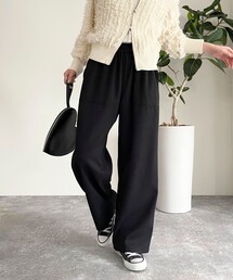 fredy emue | ウールライクシャーク セミワイドパンツ(その他パンツ)