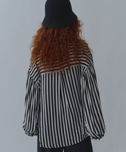 manana suerte（マニャーナスエルテ）の「ボリュームスリーブブラウス（シャツ/ブラウス・レディース・ストライプ/ドット・FREE）」の7枚目の写真