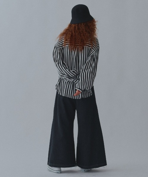 manana suerte（マニャーナスエルテ）の「ボリュームスリーブブラウス（シャツ/ブラウス・レディース・ストライプ/ドット・FREE）」の22枚目の写真