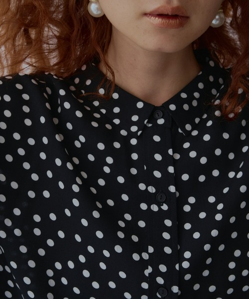 manana suerte（マニャーナスエルテ）の「ボリュームスリーブブラウス（シャツ/ブラウス・レディース・ストライプ/ドット・FREE）」の14枚目の写真