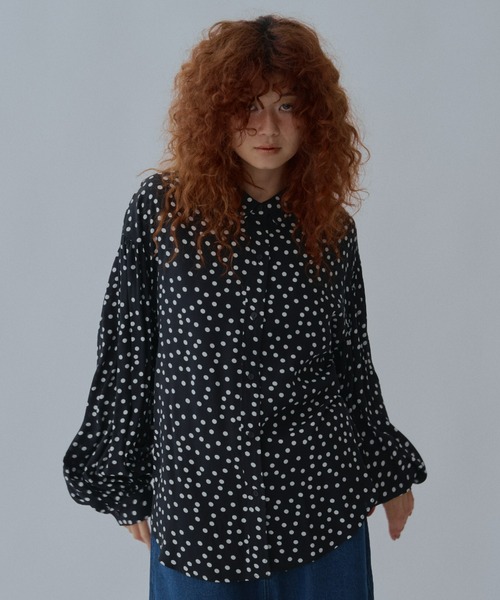 manana suerte（マニャーナスエルテ）の「ボリュームスリーブブラウス（シャツ/ブラウス・レディース・ストライプ/ドット・FREE）」の16枚目の写真