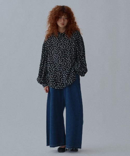 manana suerte（マニャーナスエルテ）の「ボリュームスリーブブラウス（シャツ/ブラウス・レディース・ストライプ/ドット・FREE）」の20枚目の写真