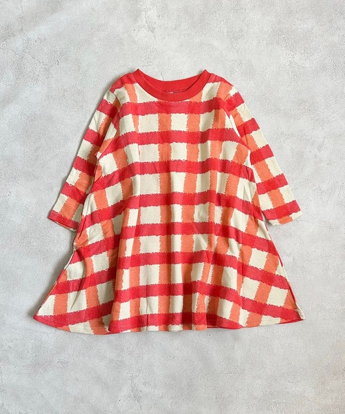HOGAN RANCH WEAR(ホーガンランチウエア)の「キャンディーペーパーナガソデワンピース(80~140cm)(ワンピース・キッズ・レッド/ブルー/イエロー/ピンク/ブラック/オフホワイト・130/95/90/140/120/110/80/100)」の6枚目の写真