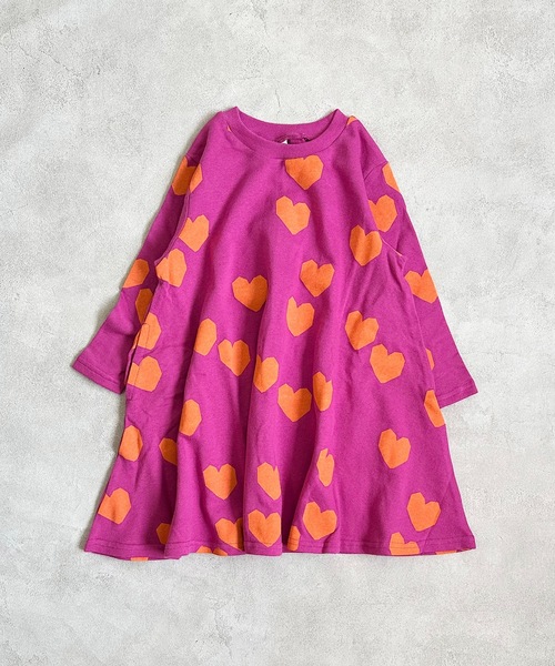 HOGAN RANCH WEAR(ホーガンランチウエア)の「キャンディーペーパーナガソデワンピース(80~140cm)(ワンピース・キッズ・レッド/ブルー/イエロー/ピンク/ブラック/オフホワイト・130/95/90/140/120/110/80/100)」の5枚目の写真
