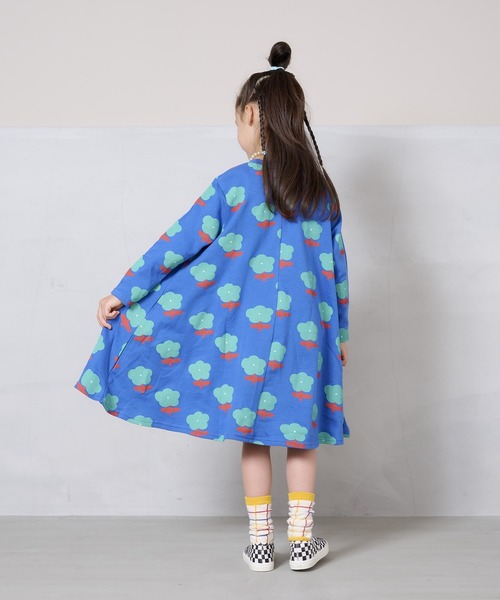 HOGAN RANCH WEAR(ホーガンランチウエア)の「キャンディーペーパーナガソデワンピース(80~140cm)(ワンピース・キッズ・レッド/ブルー/イエロー/ピンク/ブラック/オフホワイト・130/95/90/140/120/110/80/100)」の11枚目の写真