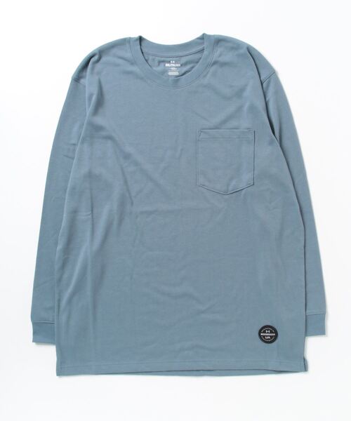 UNDER ARMOUR(アンダーアーマー)の「【別注】アンダーアーマー UAヘビーウエイト ロングスリーブ ポケット シャツ 限定コラボ(Tシャツ/カットソー・メンズ・グリーン/ブラック/ネイビー/ブルーグレー・L/M/3L/S/LL)」の4枚目の写真
