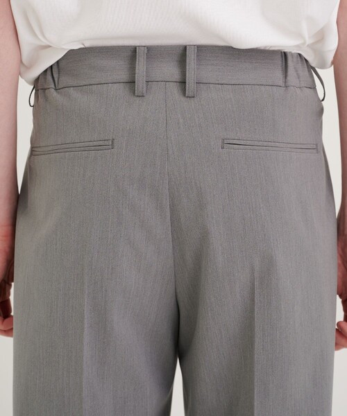 CITY TOKYO（シティトウキョウ）の「ハイファンクション2タックワイドイージースラックス〈セットアップ可能〉（スラックス・メンズ・グレー/ブラック・1/2）」の8枚目の写真