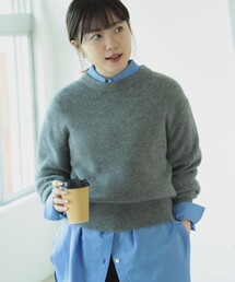 B:MING by BEAMS | B:MING by BEAMS / ラクーン混 クルーネック プルオーバー ニット(ニット/セーター)